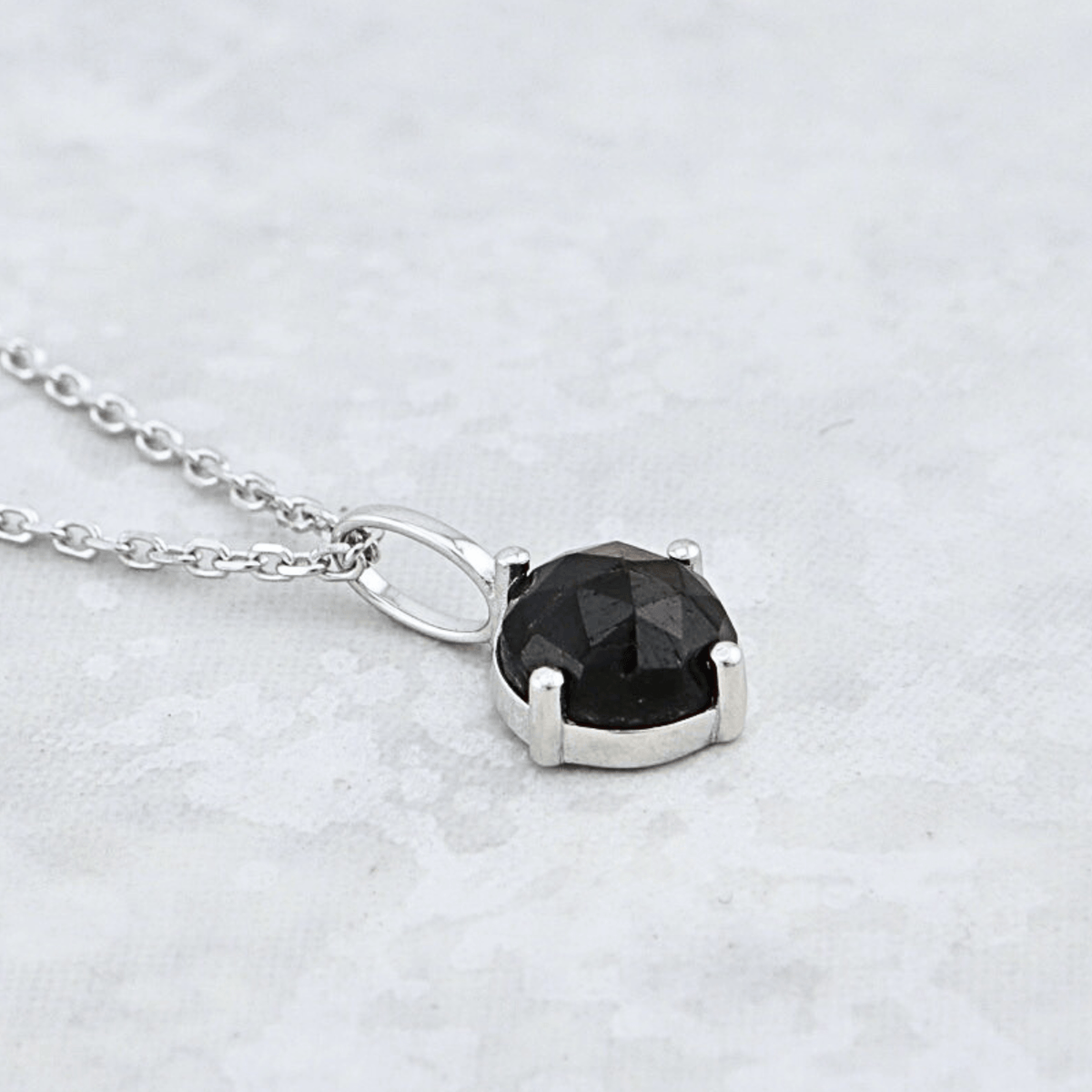 Collier et Saphir Doré en argent sterling
