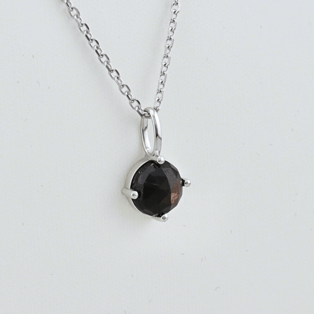 Collier et Saphir Doré en argent sterling