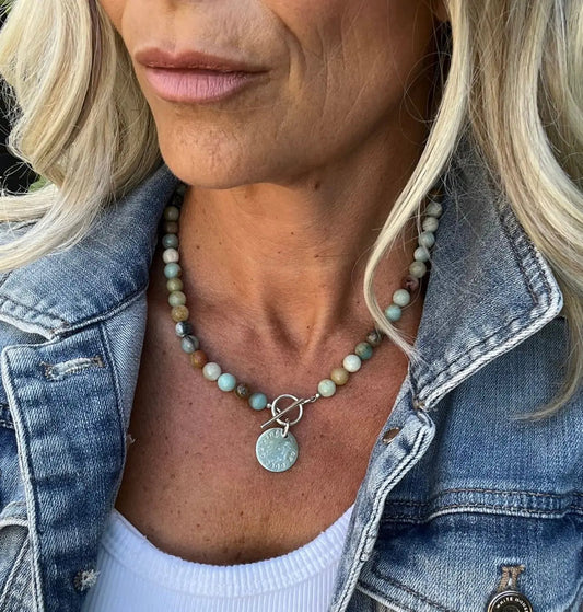 Amazonite Beads Necklace