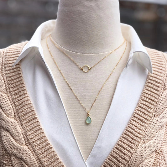 Golden Chalcedony Necklace