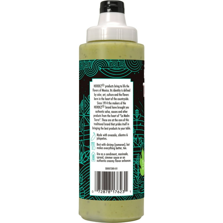 HERDEZ TAQUERIA STREET SAUCE Avocado Cilantro Taco Sauce, 9 oz Bottle