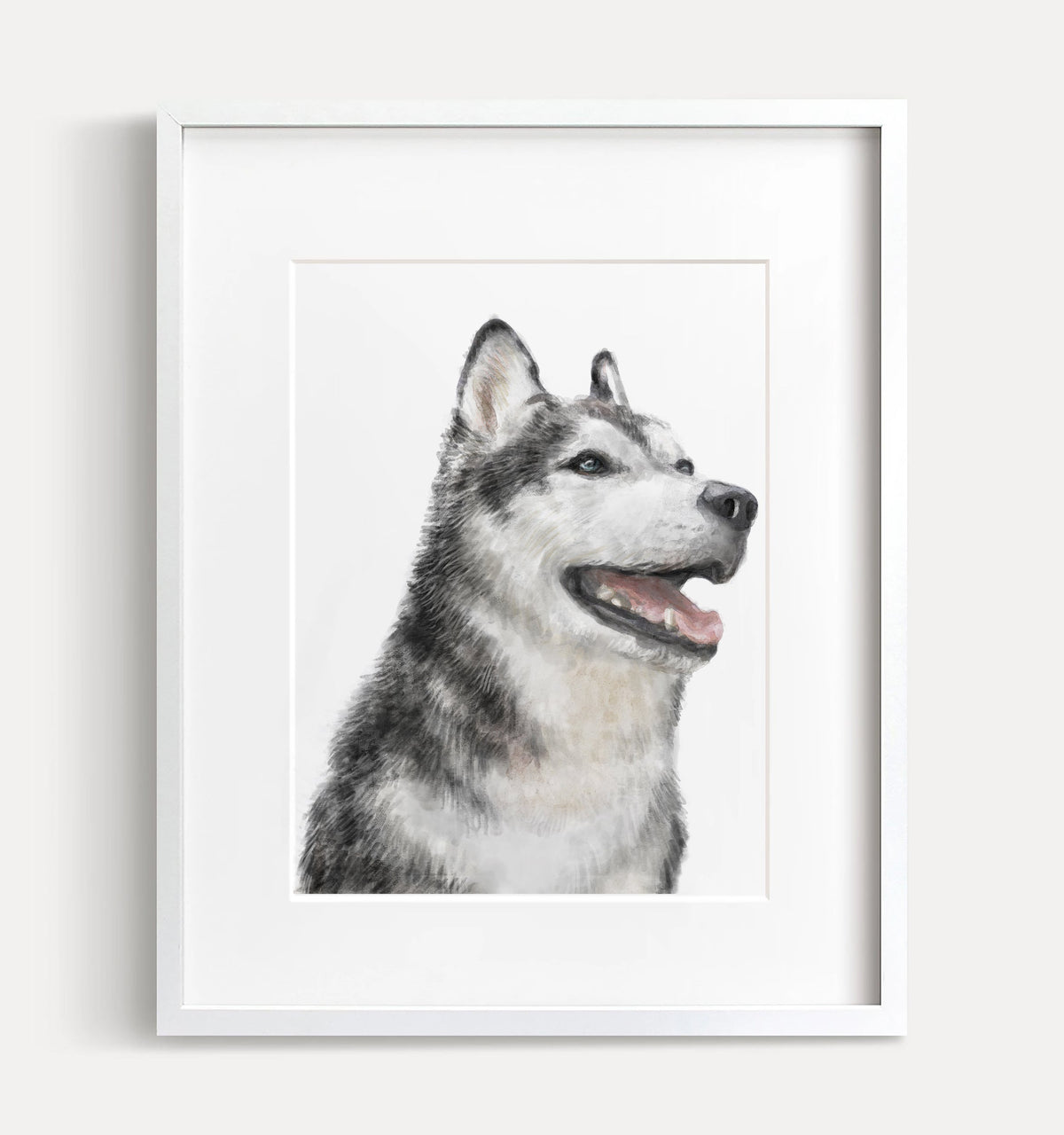 Husky Dog Art Print