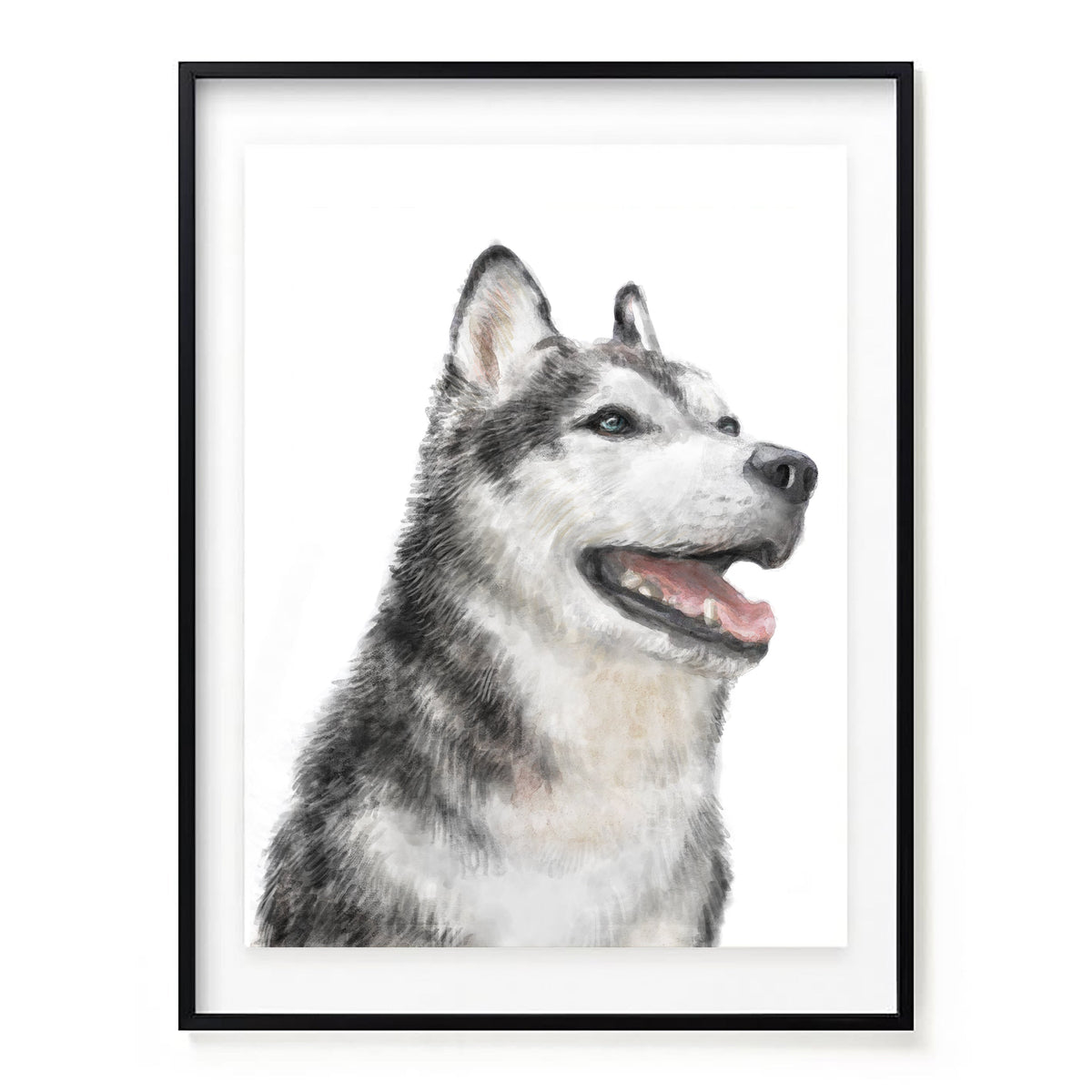 Husky Dog Art Print