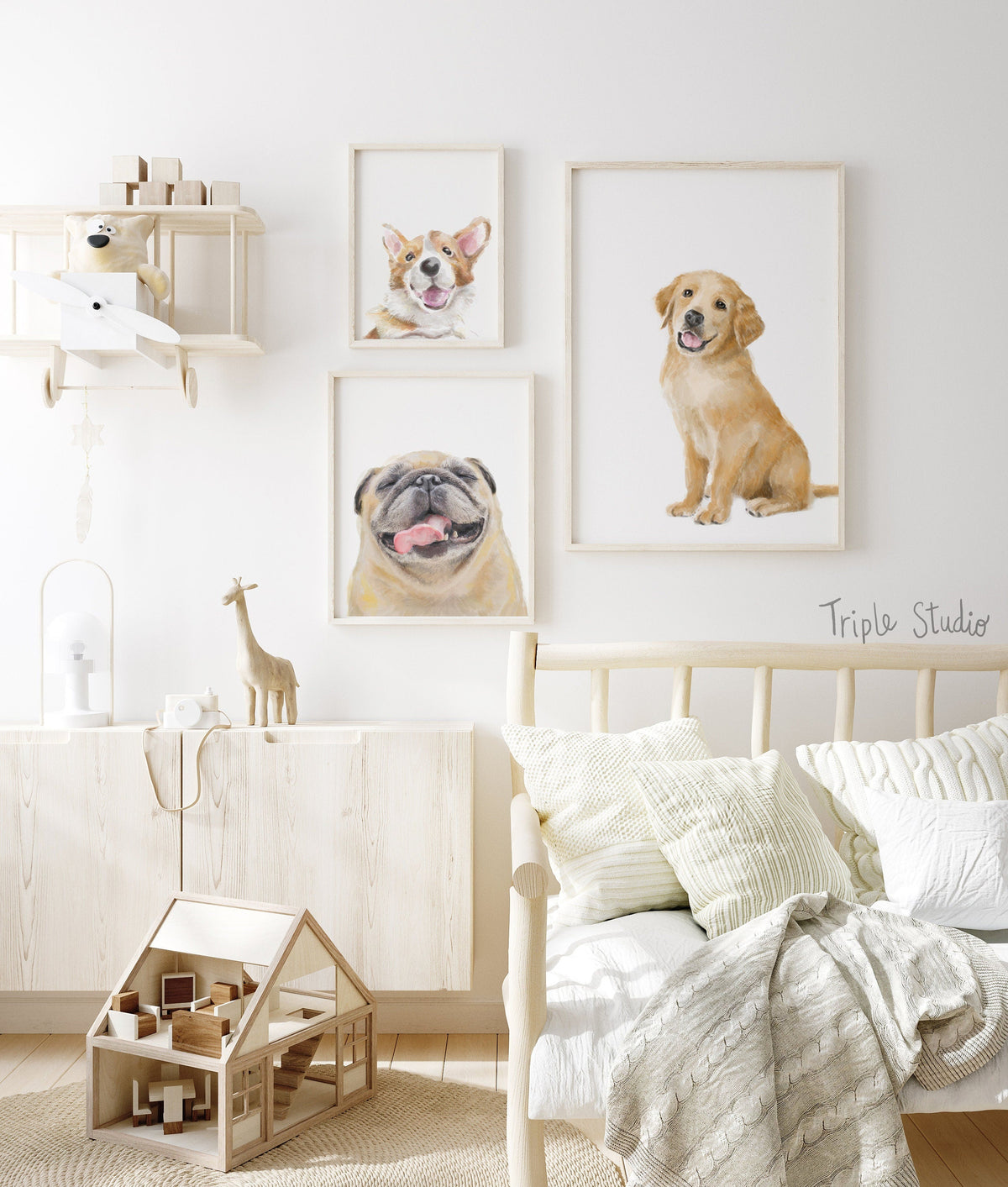 Golden Retriever Puppy Art Print