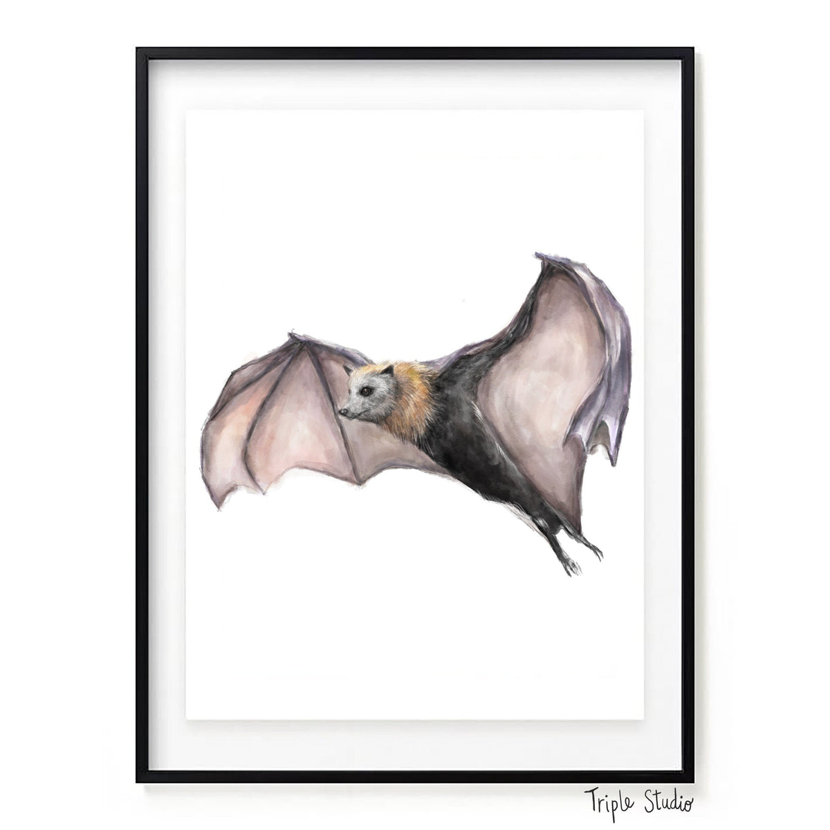 Bat Wall Art Print