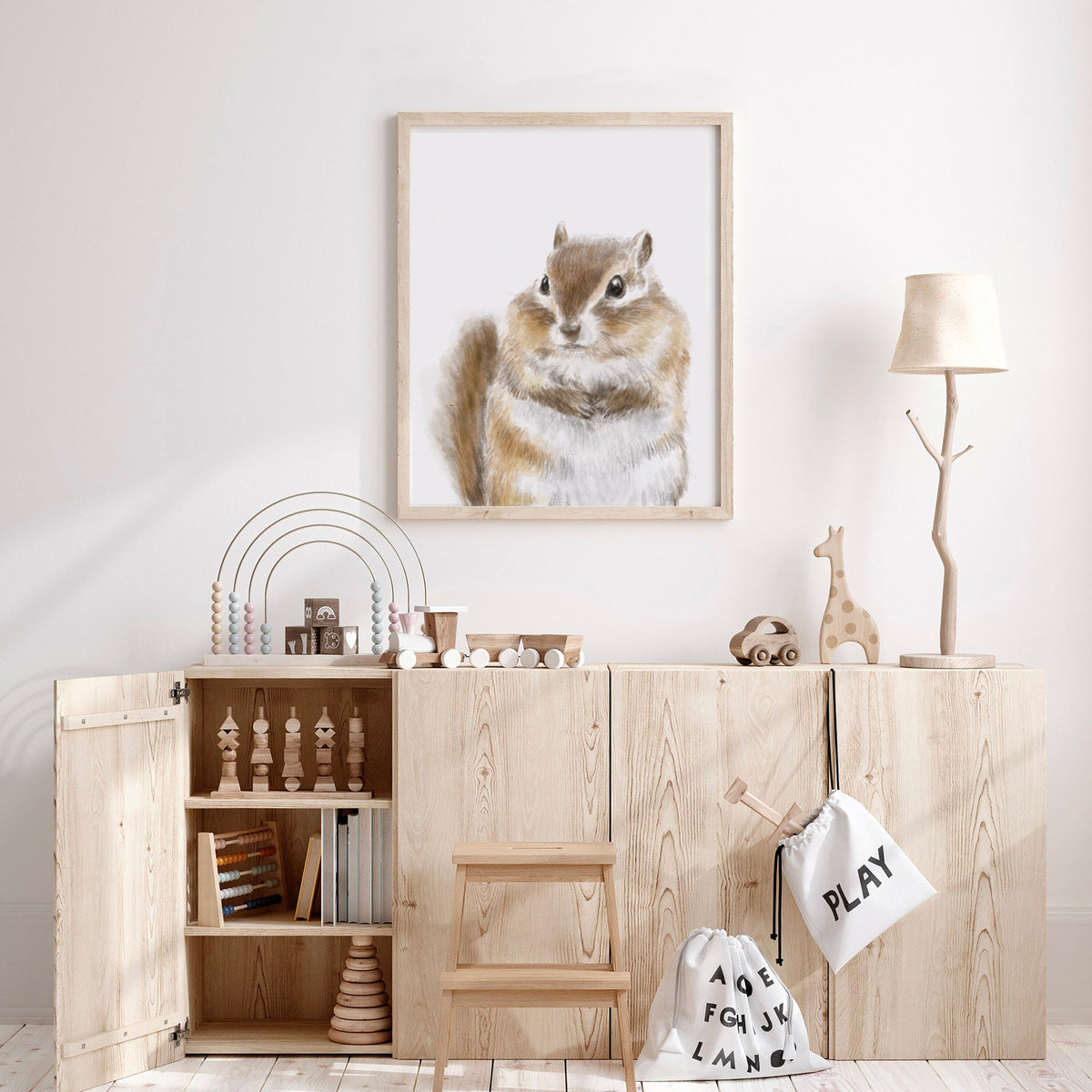 Chipmunk Art Print
