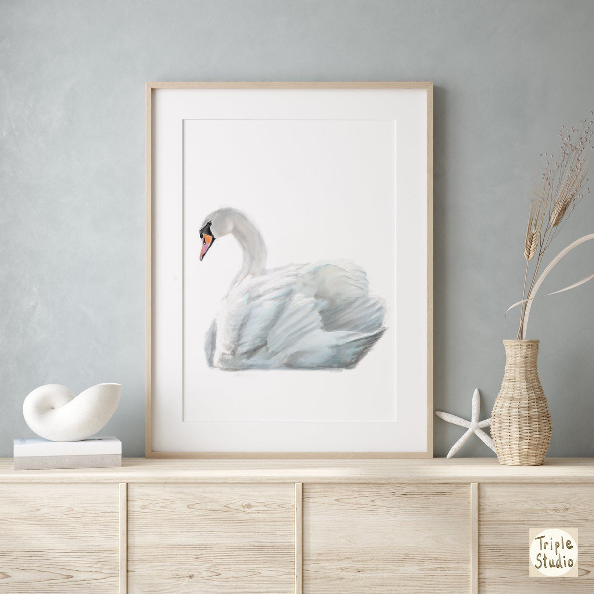 Swan Art Print
