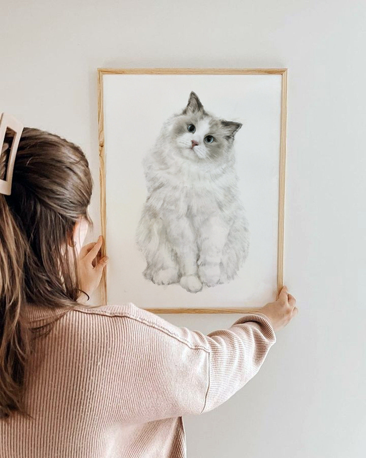 Ragdoll Cat Art Print