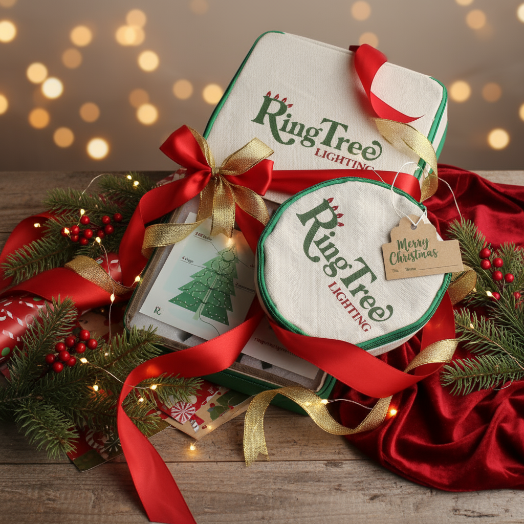 Ring Tree Kit: 240 LED White Lights