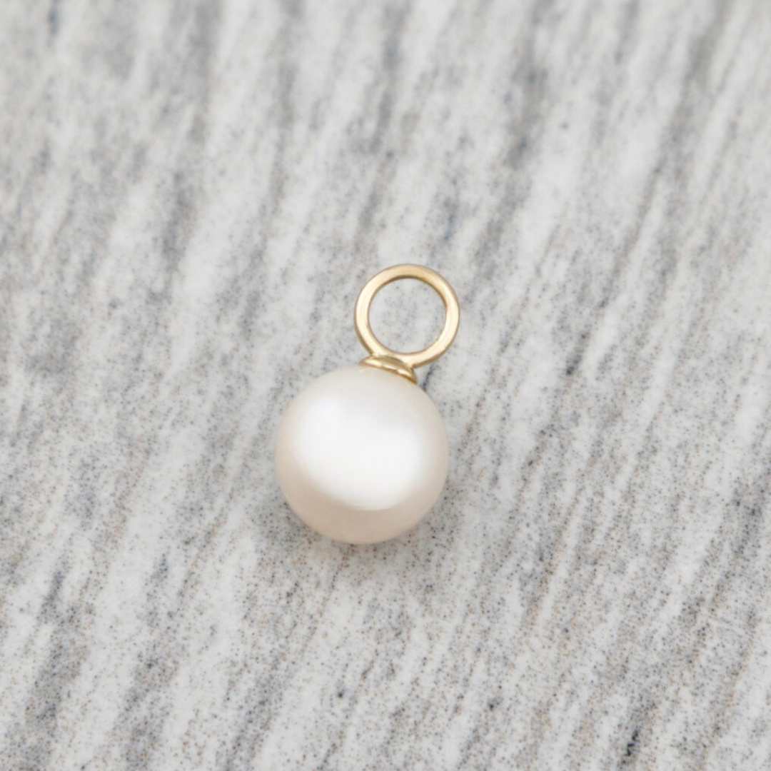 Pendentif perle d'eau douce et ou