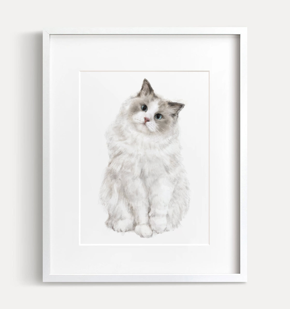 Ragdoll Cat Art Print
