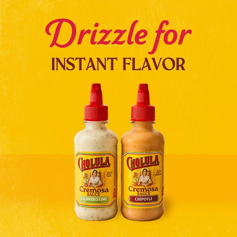 Cholula Cilantro Lime Cremosa Sauce, 8oz