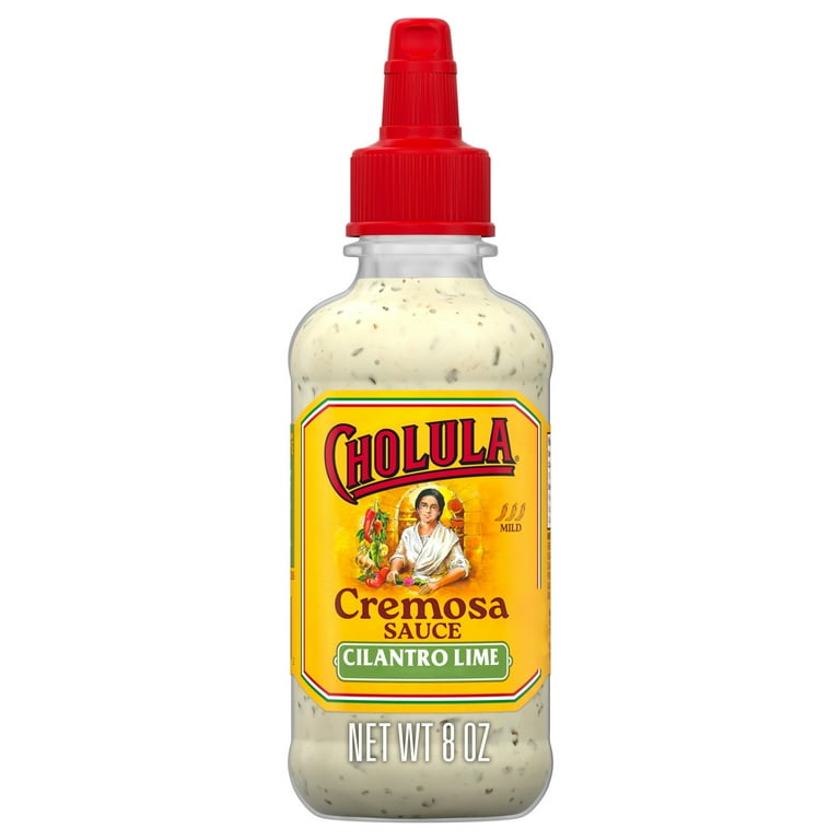 Cholula Cilantro Lime Cremosa Sauce, 8oz