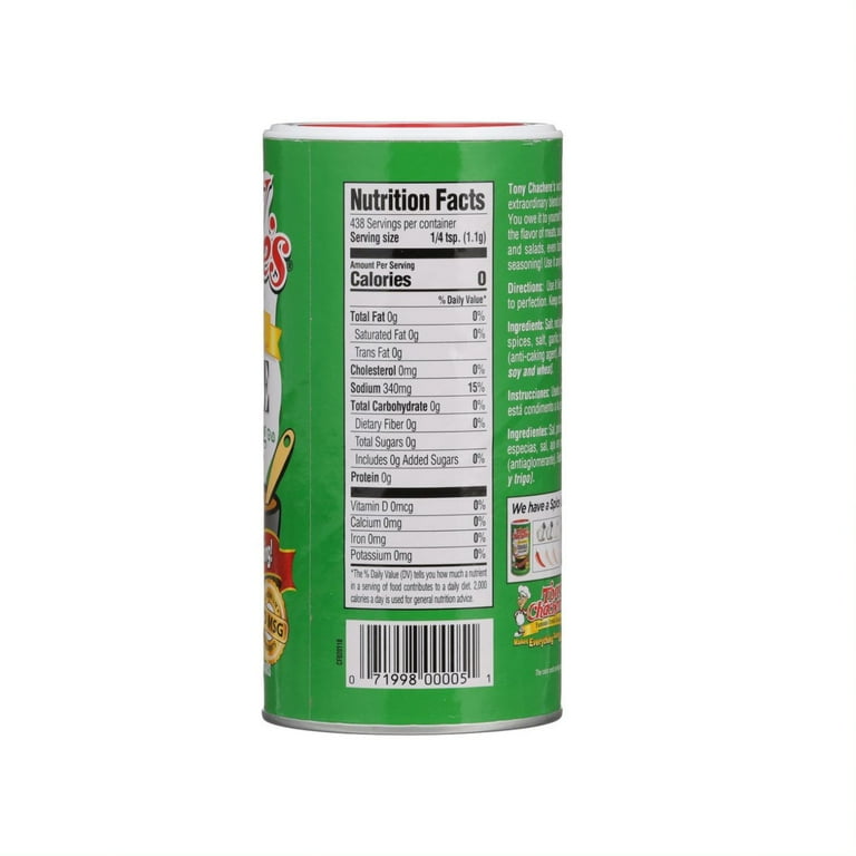 Tony Chachere's Original Seasoning, 17oz