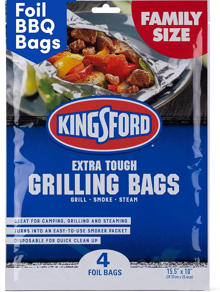 Kingsford Extra Tough Aluminum Grill Bags, 4pk