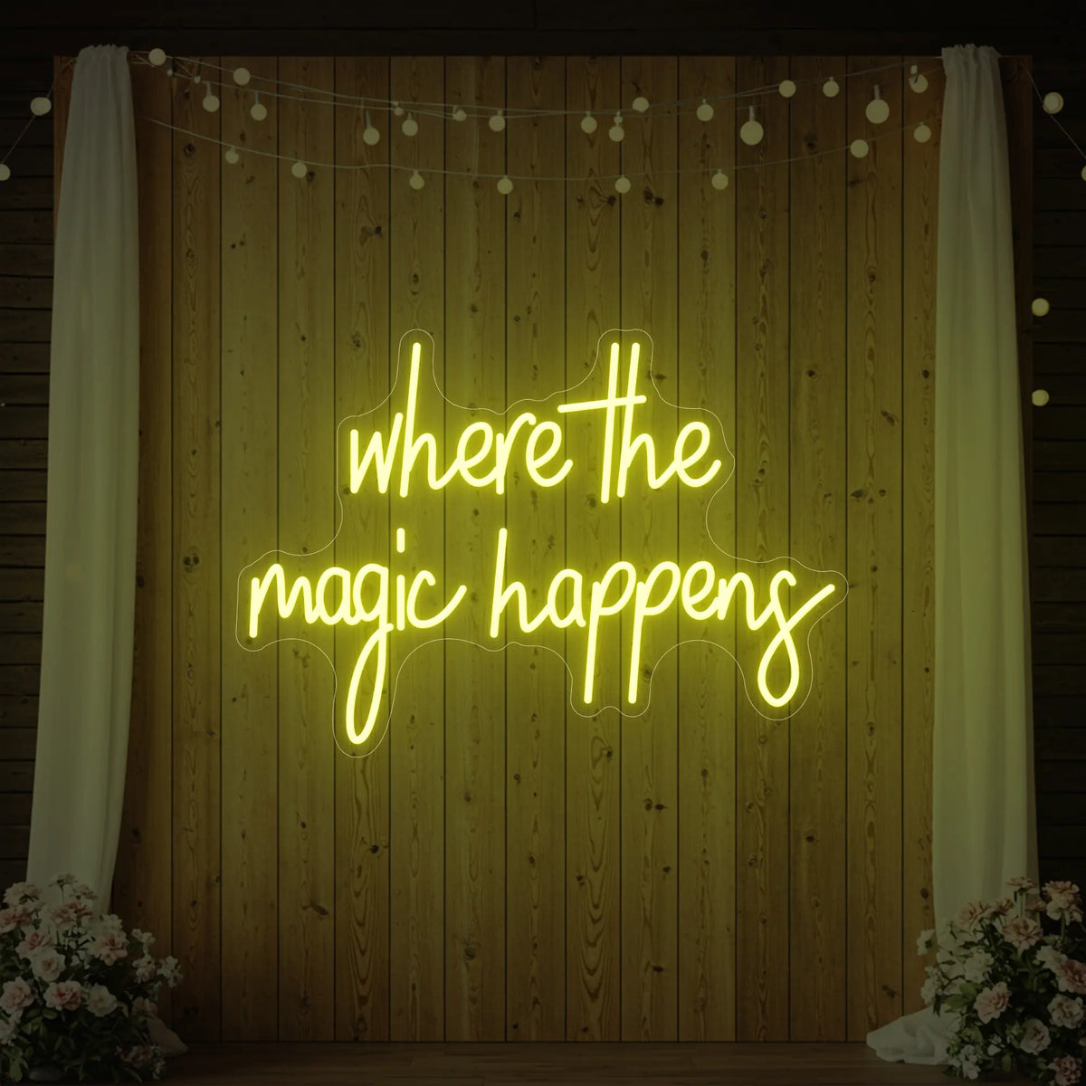 Where The Magic Happens Led Neon Sign