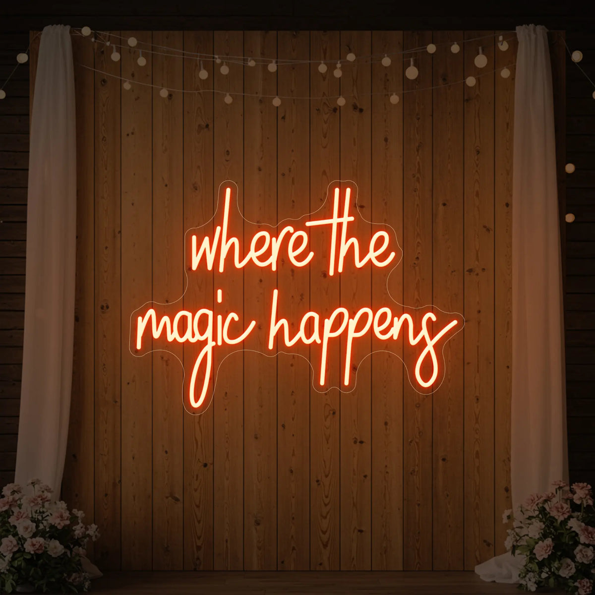 Where The Magic Happens Led Neon Sign