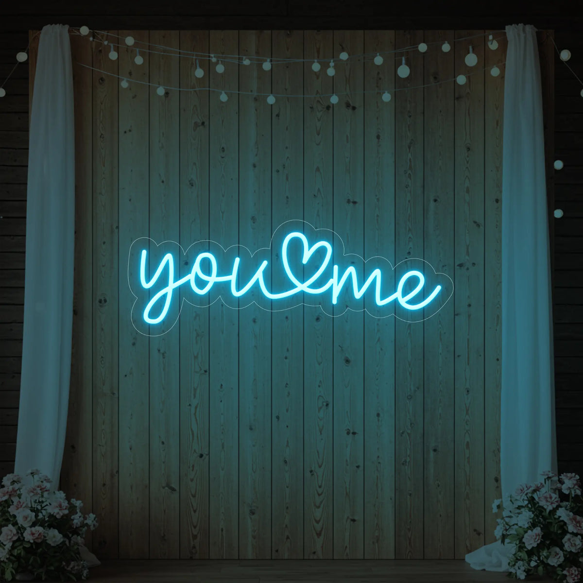 You Heart Me Neon Sign