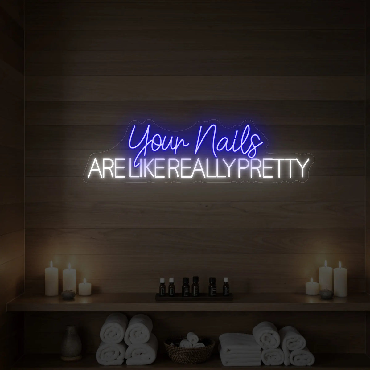 Your Nails Are Like Really Pretty Neon Sign