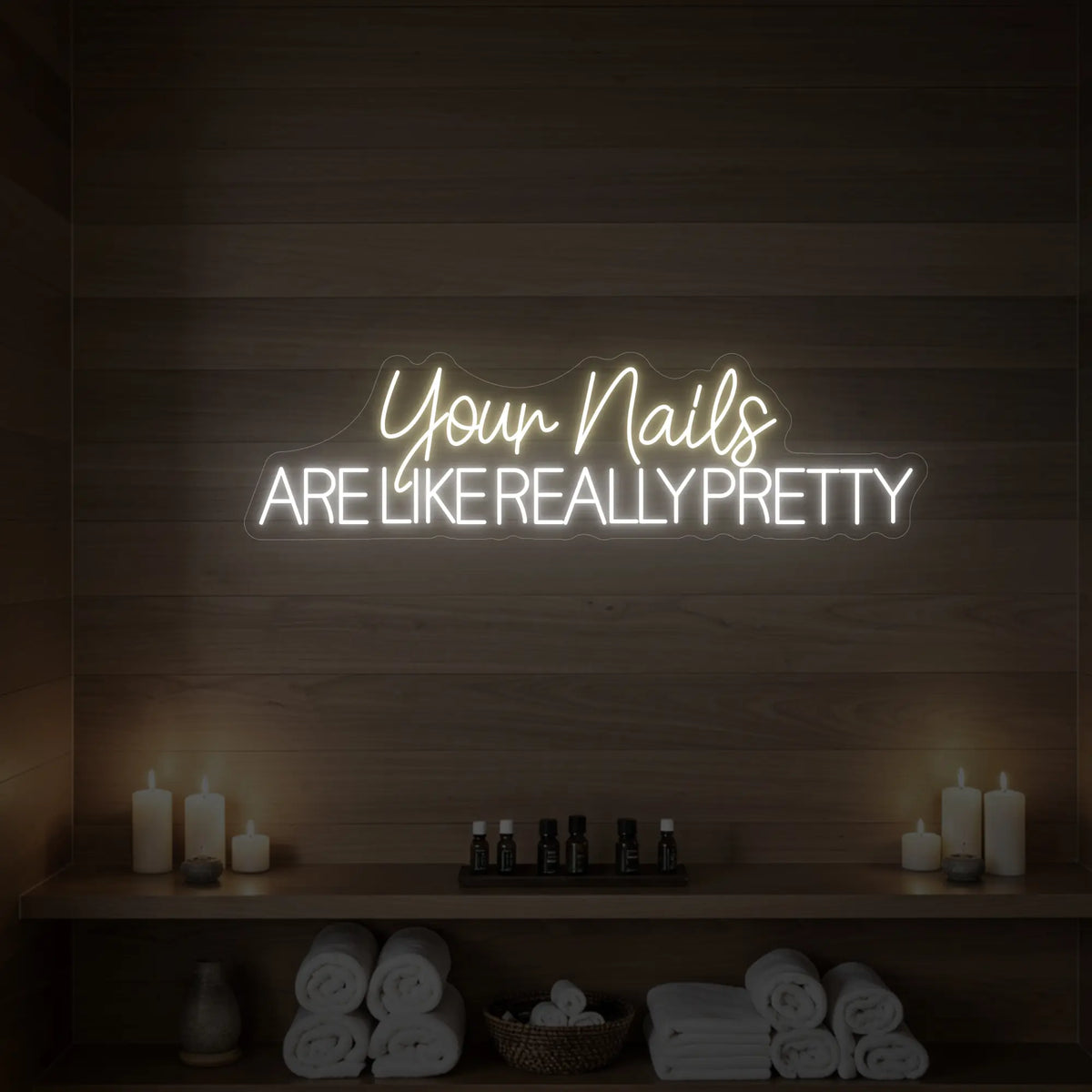 Your Nails Are Like Really Pretty Neon Sign